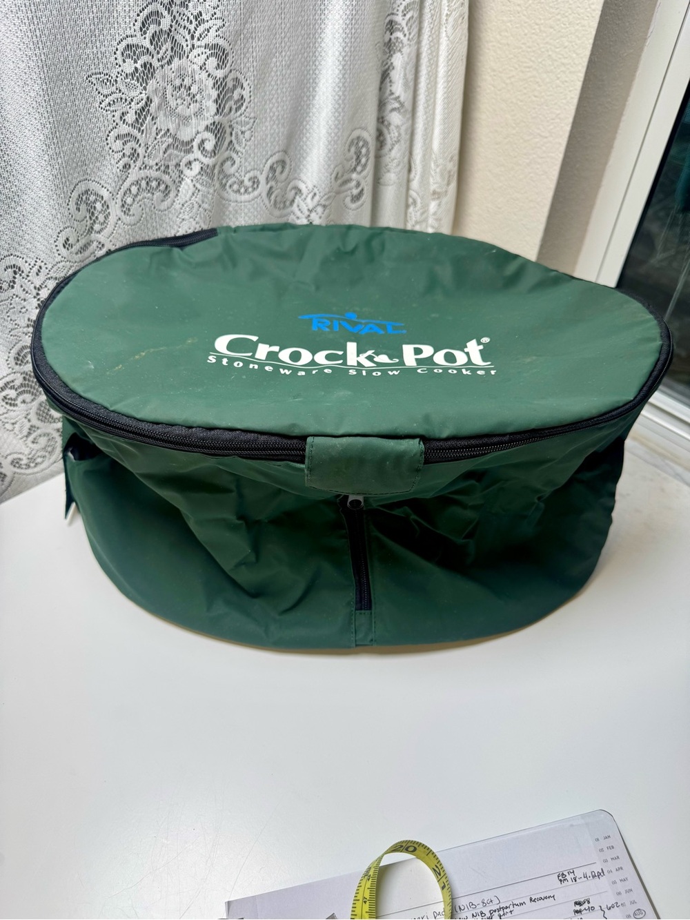 Rival Crock-Pot Thermal Slow Cooker Carrying Case Tote Bag 8663B